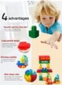 Large-particle building blocks toys(60 Pcs ) 5