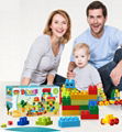 Large-particle building blocks toys(80