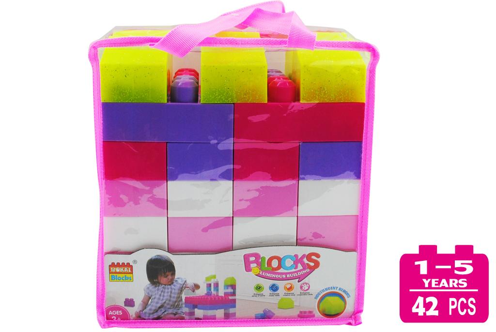 Glow in the night building block toys(50 pcs) 2