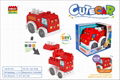 Light music (fire truck) building block taxiing car 1