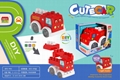 Light music (fire truck) building block taxiing car 2