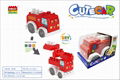 Light music (fire truck) building block taxiing car 4