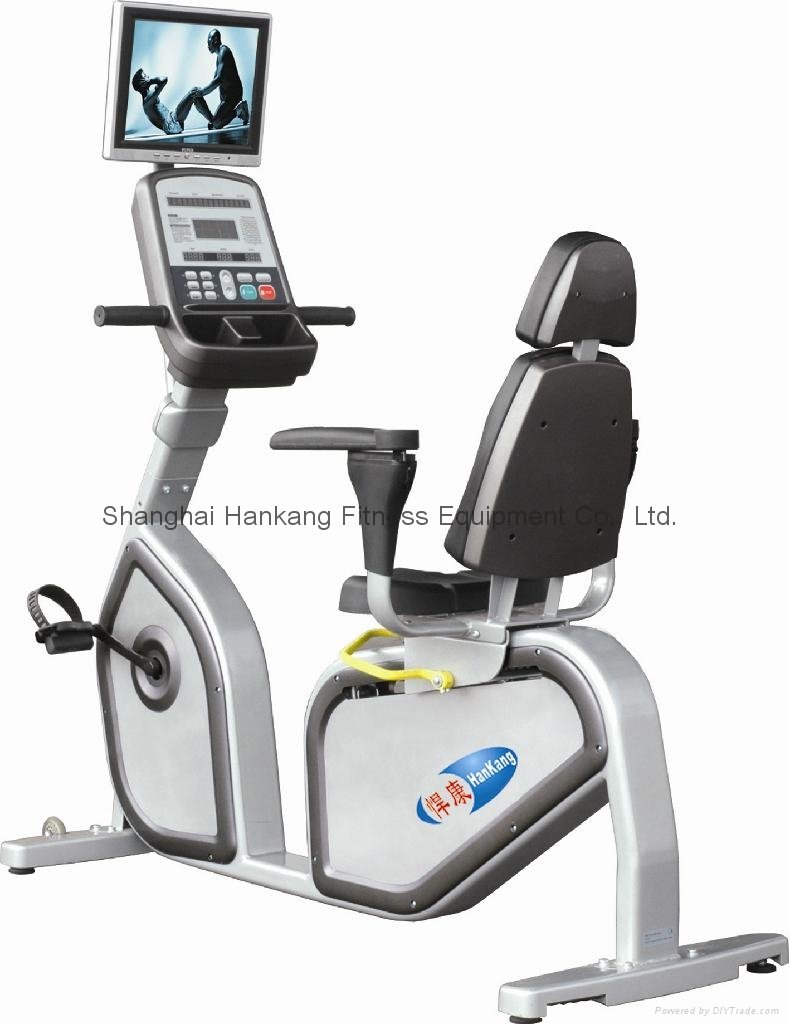 body building,fitness equipment,home gym,NEW Commercial Recumbent Bike/ HT-7000A