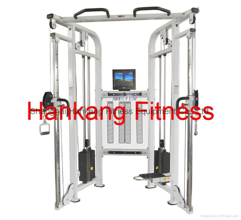fitness ,fitness equipment,gym machine,Dual Adjustable Pulley Console-PT-928
