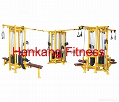 fitness ,fitness equipment,Multi-Jungle (Sample 12-Stack V-Shape)-PT-934