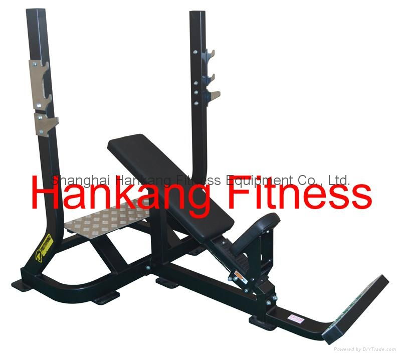 gym and gym equipment,Olympic Incline Bench-PT-729