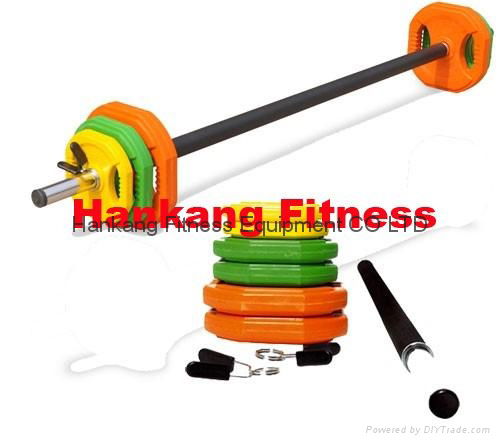 hammer strength weight plate, Body Pump Bar With Plates Set HW-007