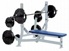 Hammer Strength,home gym,body-building,Olympic Bench Weight Storage,DHS-4012