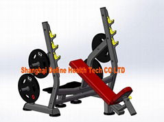 fitness machine and Professional Commercial Incline Bench-DF-8041