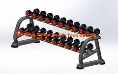 2 TIERS DUMBBELL RACK-DF-8050