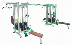 body building,hammer strength,home gym,8 Station Multi-Jungle(HK-1036)