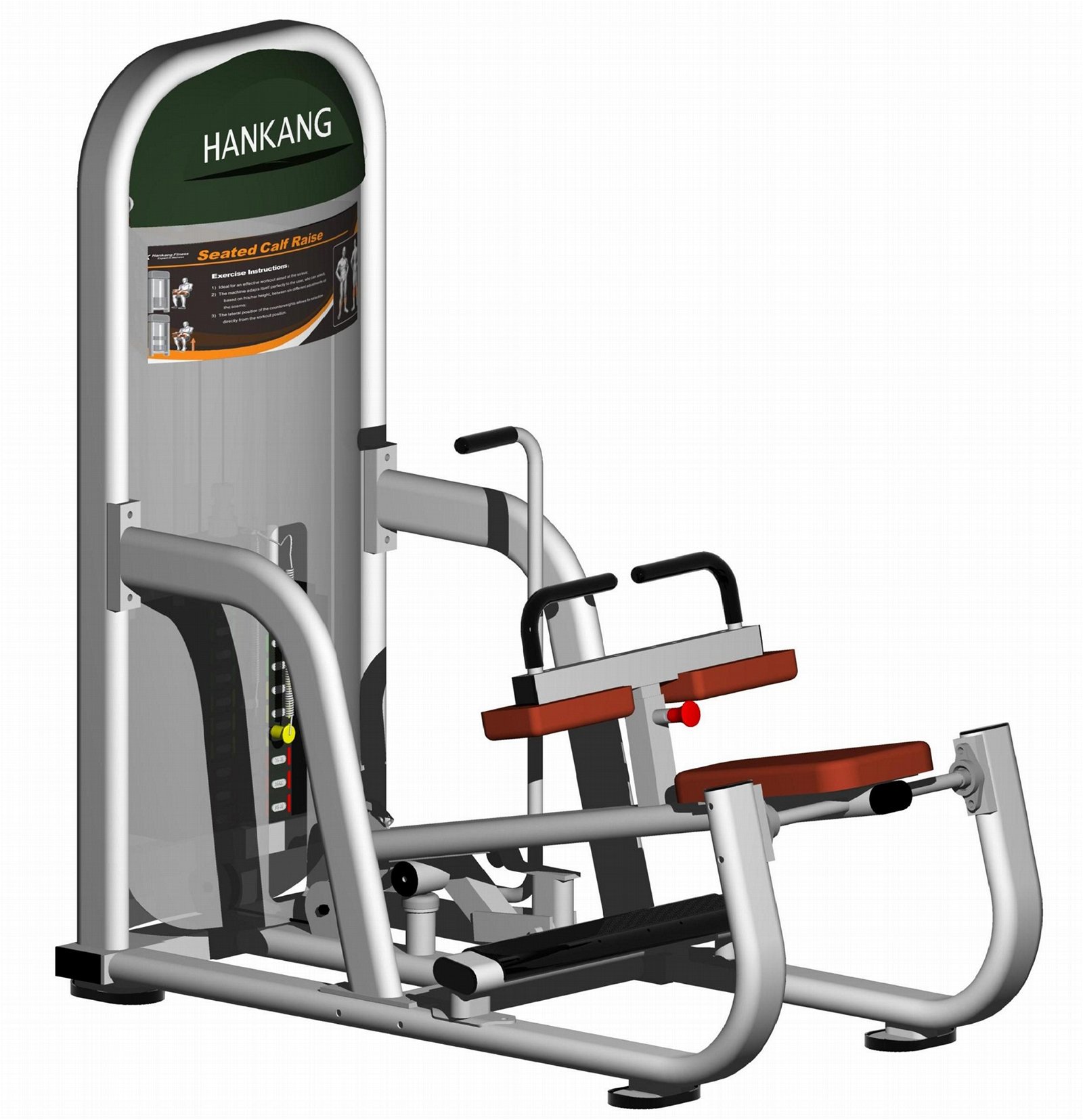 fitness equipment,gym and gym equipment,Seated Calf Raise (HP-3024 )
