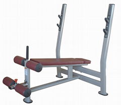 body-building,hummber strength,fitness equipment,Olympic Decline Bench(PT-3050)