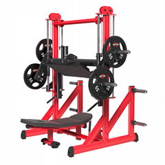  fitness equipment, gym machine, plate loaded equipment, VERTICAL LEG PRESS