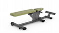 fitness equipment,gym machine gym80 ,MULTI POSITION BENCH WITH FOOTREST-GM-956