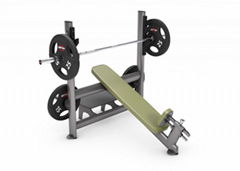 fitness equipment, gym machine gym80,plate loaded equipment,INCLINE BENCH-GM-959