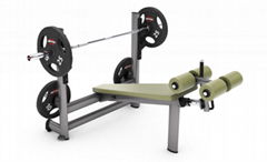  fitness gym80 equipment,gym machine,plate loaded equipment,DECLINE BENCH-GM-965