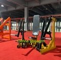gym80 fitness equipment, gym machine, plate loaded equipment, STANDING LEG CURL