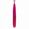 pre-tip glued hair,nail hair extension,U-tips glued hair extension,keratin glue