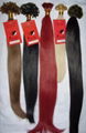 V shape hair Pre-bonded hair,nail hair,stick hair,keration hair extension