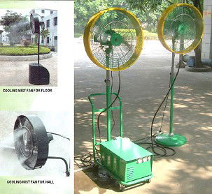 Outdoor mist cooling fan 2