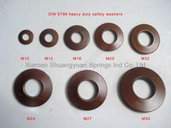 DIN 6796 high-duty safe spring washers