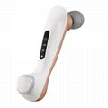 electric silicon vibrating facial massager