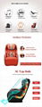 Relaxing Zero Gravity Foot Reclining Massage Sofa Chairs For Sale