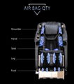 OEM Voice Control 3D Airbags Body Cheap Massage Chair In Spa Center 10