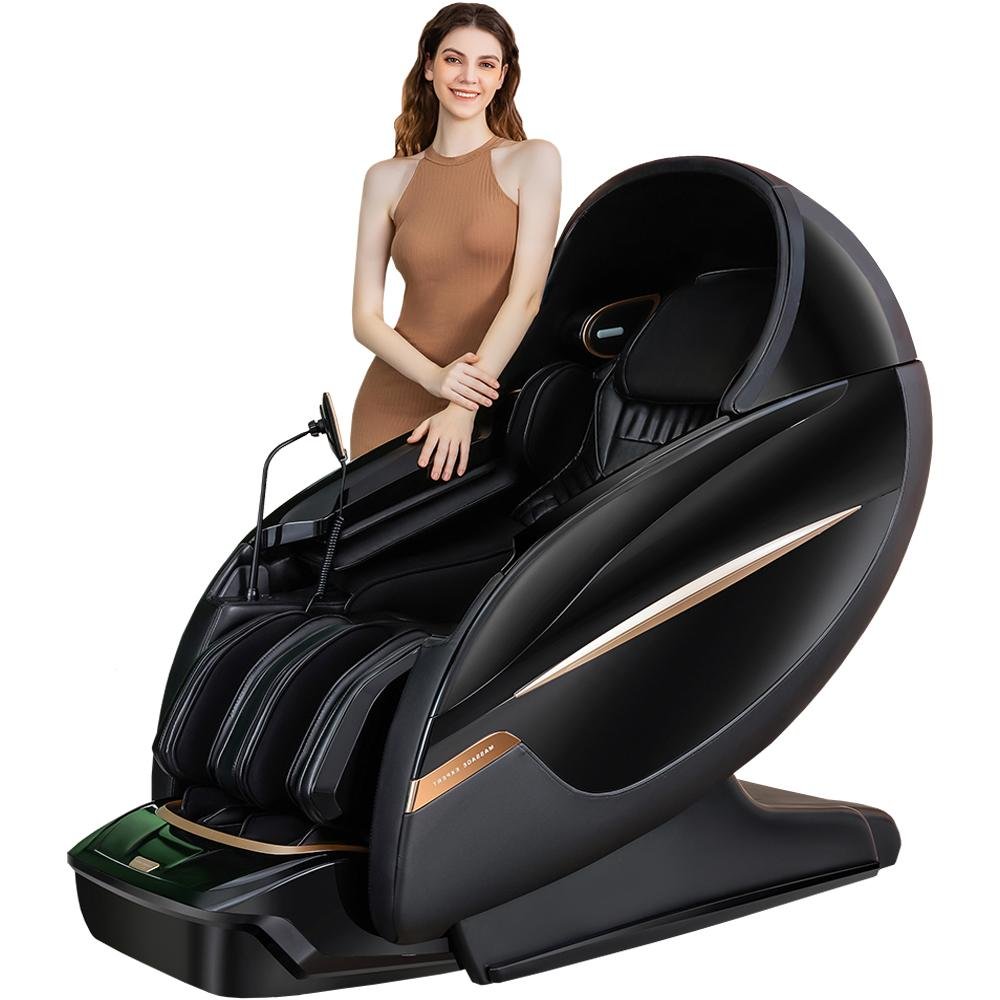 Luxury 4d Heating zero gravity Full Body Shiatsu Pedicure Electri massage chair 2