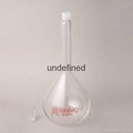 Volumetric flasks and conical measure