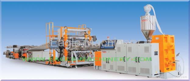 PE/PP/PS/HIPS/ABS/PVC Sheet Extrusion Production Line 5