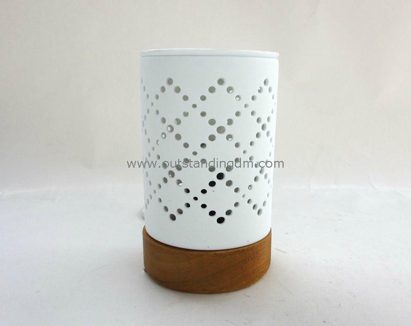 white ceramic  electrial oil burner