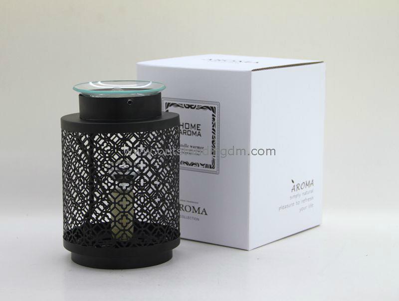 black metal  fragrance oil burner