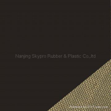 rubber sheet with metal mesh insertion