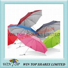 21" x 8 ribs 3 folding UV umbrella