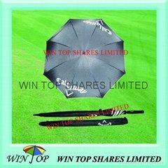 30" fiberglass golf umbrella with PU handle