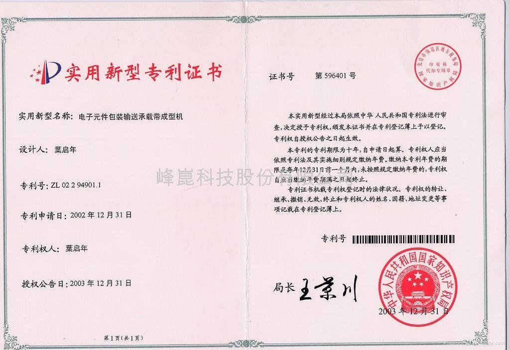 中国大陆专利(二)
