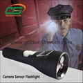 ex-proof led multifunction dvr police flashlight security camera