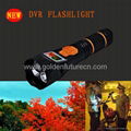 Multifunction led rechargeable different storage DVR recorder flashlight 