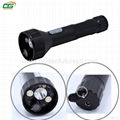 Big storage capacity rechargeable led camera video flashlight