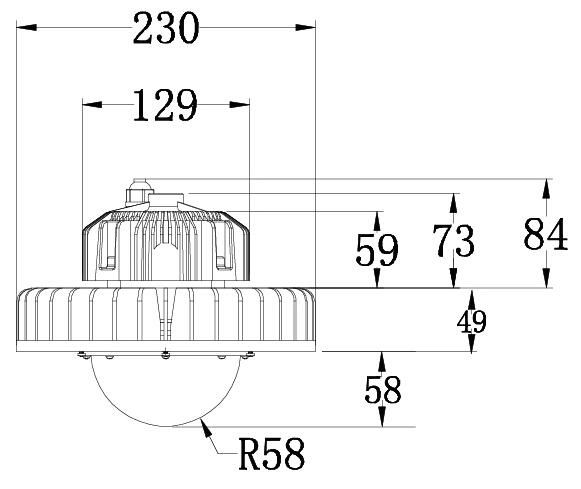 long lifetime water proof led high bay light   3