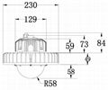 long lifetime water proof led high bay light   3