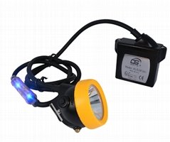 KL5LM 15000lux cap lamp with safety rear light 