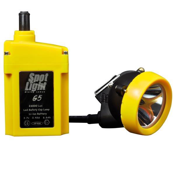 with low power indication function led rechargeable miner cap lamp/mining light 3