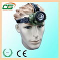 rechargeable 1W High power led headlamp 1