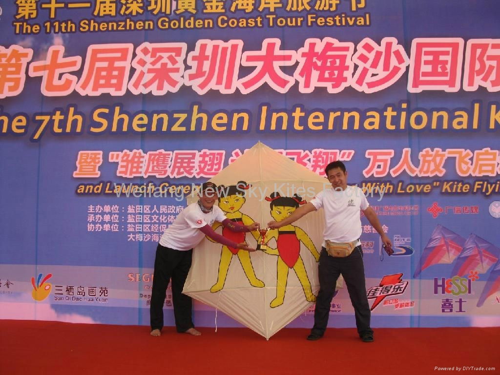 Won a price at night kite contest in the 7th Shenzhen kite festival (2012.11.04)