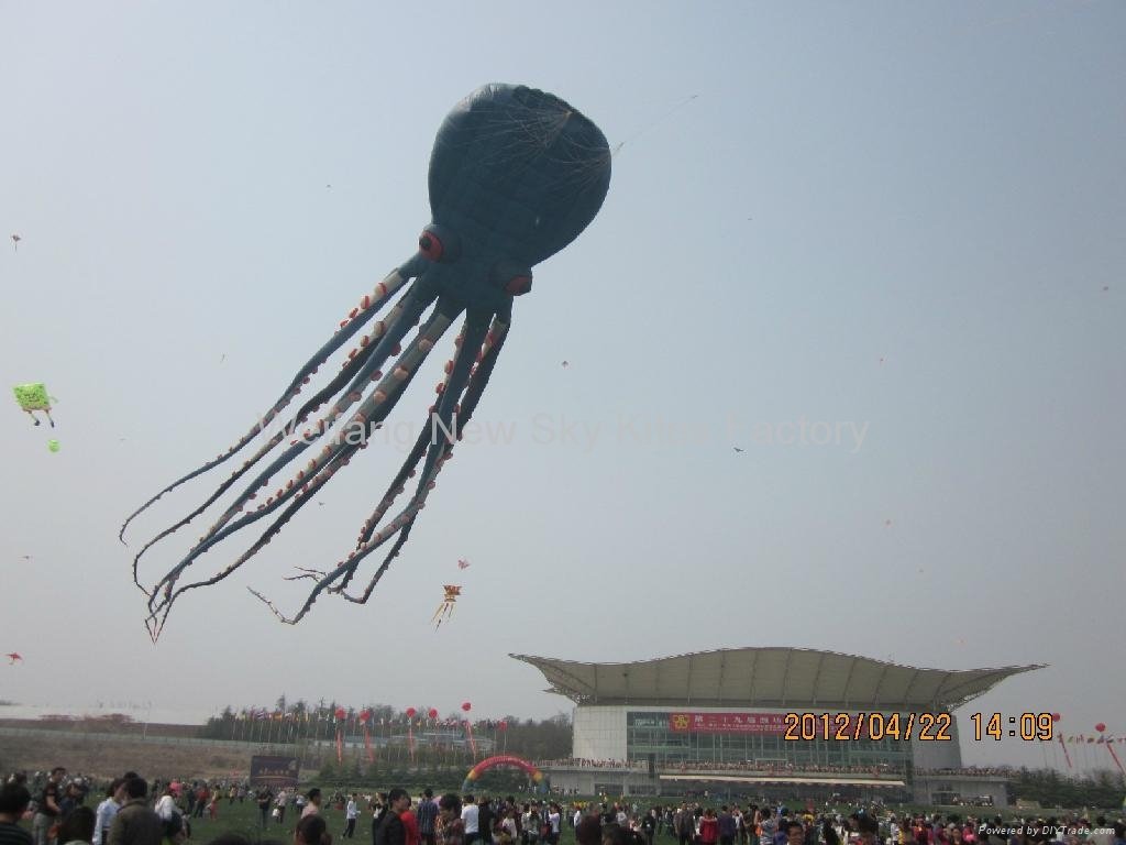 65M long New Octopus in 2012 Weifang kite festival