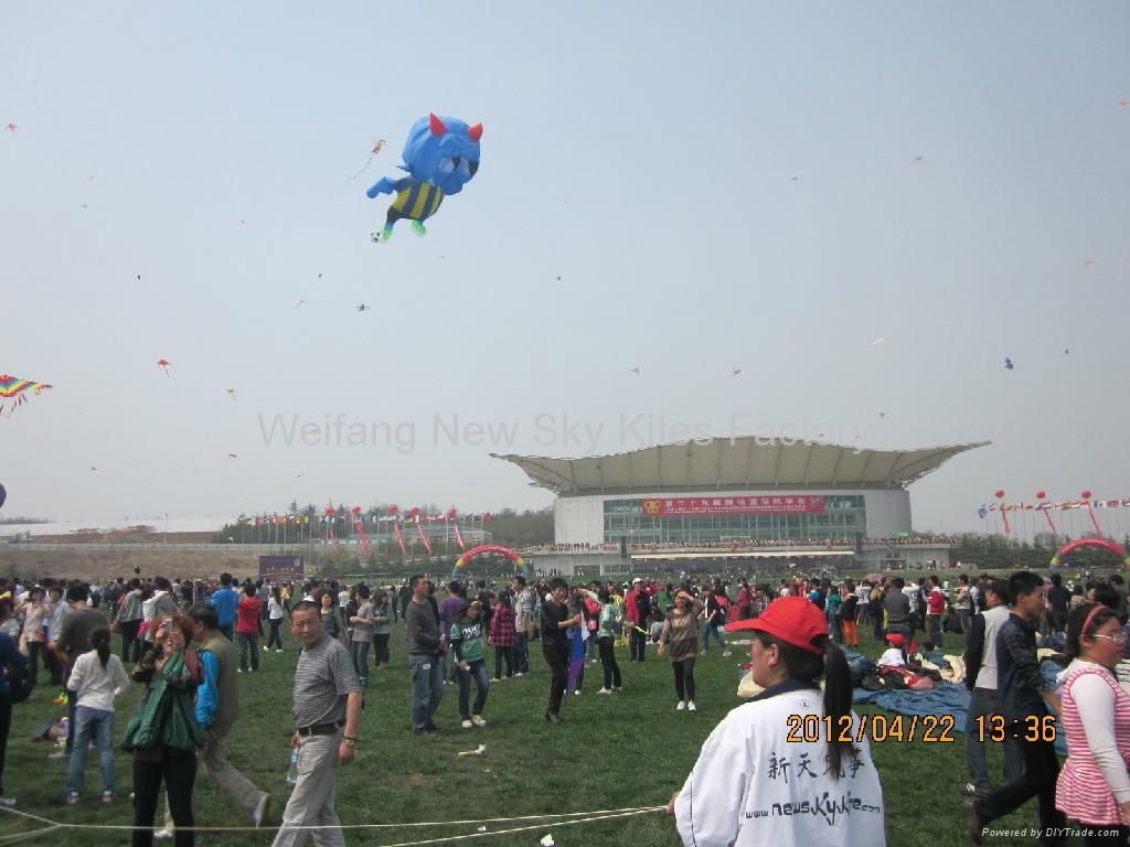 65M長 新章魚在2012濰坊風箏節（4月22日）