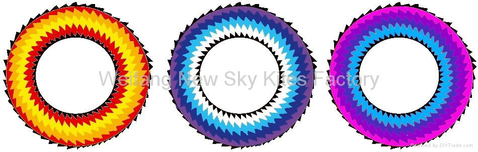 5155 Spiky ring kite (10M diametre)